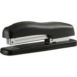 Quill Brand® Contemporary Desktop Full-Strip Stapler, Metallic Black (79604Q) -Bostitchy Store 183636 s7