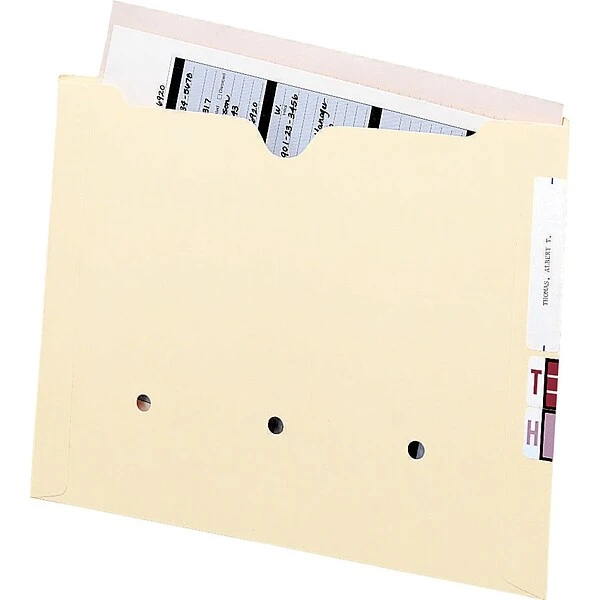 Medical Arts Press® Manila End-Tab Pockets; 250/Box 3 Medical Arts Press® Manila End-Tab Pockets; 250/Box