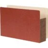 Medical Arts Press® File Pocket, 3 1/2" Expansion, Legal Size, Red, 25/Box (PRMET1513) -Bostitchy Store 514798 s7