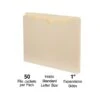 Staples File Jacket, 1" Expansion, Letter Size, Manila, 50/Carton (TR541092) -Bostitchy Store 6B671D0D 984C 4021 ADA59F2AA9F577E1 s7