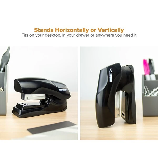 Bostitch Flat Clinch Desktop Stapler, 40 Sheet Capacity, Black (B175-BLK) 5 Bostitch Flat Clinch Desktop Stapler, 40 Sheet Capacity, Black (B175-BLK) - Image 3