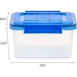 Iris WeatherPro 6.5 Qt. Latch Lid Storage Bin, Clear/Blue (500198) 12 Iris WeatherPro 6.5 Qt. Latch Lid Storage Bin, Clear/Blue (500198) -Bostitchy Store 94EC5FD5 1218 45EE 81B073AC82532BA0 s7
