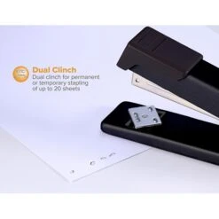 Bostitch Classic Metal Desktop Stapler, 20 Sheet Capacity, Black (B515BK) -Bostitchy Store AE57667F 54C0 4764 9F5F39397197F774 s7