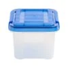 Iris WeatherPro 6.5 Qt. Latch Lid Storage Bin, Clear/Blue (500198) -Bostitchy Store CA1859E0 5D4C 456E 83C35DD29AEEB9CD s7