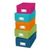 Whitmor Plastic Organizer Box Set, Assorted -Bostitchy Store m001579370 s7