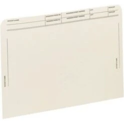 Medical Arts Press® File Pocket, Letter Size, Manila, 50/Box (59547MN)