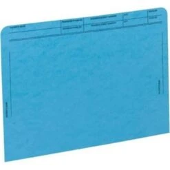 Medical Arts Press® File Pocket, Letter Size, Dark Blue, 50/Box (59547BL)
