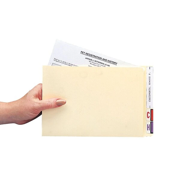 Medical Arts Press® Compact End-Tab File Pockets; 11 Point, Full Cut, 100/Box 3 Medical Arts Press® Compact End-Tab File Pockets; 11 Point, Full Cut, 100/Box