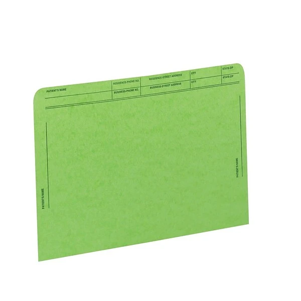 Medical Arts Press® File Pocket, Letter Size, Green, 50/Box (59547GN) 3 Medical Arts Press® File Pocket, Letter Size, Green, 50/Box (59547GN)