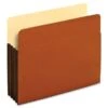 Pendaflex 10% Recycled Reinforced File Pocket, 3 1/2" Expansion, Letter Size, Brown, 10/Box (PFX63264) -Bostitchy Store m003170815 s7