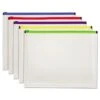 Globe-Weis Poly Zip Envelope, Letter, Open Side, Assorted, 5/Pack (PFX85292) 1 Globe-Weis Poly Zip Envelope, Letter, Open Side, Assorted, 5/Pack (PFX85292) -Bostitchy Store m003501068 s7