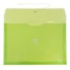 JAM Paper® Plastic Envelopes With Button And String Tie Closure, Legal Booklet, 9.75 X 14.5, Lime Green Poly, 12/pk (219B1LIGR) -Bostitchy Store m004858122 s7