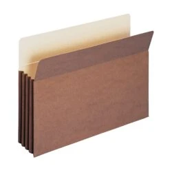 Smead TUFF Redrope File Pockets, 3-1/2" Expansion, Legal Size, Brown, 10/Box (74380) -Bostitchy Store m004896291 s7