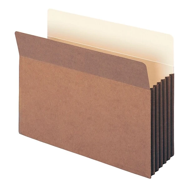 Smead TUFF Redrope File Pockets, 5-1/4" Expansion, Letter Size, Brown, 10/Box (73390) 6 Smead TUFF Redrope File Pockets, 5-1/4" Expansion, Letter Size, Brown, 10/Box (73390) - Image 4