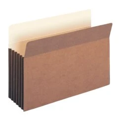 Smead TUFF Redrope File Pockets, 5-1/4" Expansion, Legal Size, Brown, 10/Box (74390) -Bostitchy Store m004896309 s7