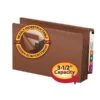 Smead TUFF Reinforced Redrope File Pockets, 3-1/2" Expansion, Legal Size, Brown, 10/Box (74780) -Bostitchy Store m004896341 s7