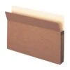Smead 30% Recycled Reinforced File Pocket, 1 3/4" Expansion, Legal Size, Redrope, 25/Box (1516C) -Bostitchy Store m004896442 s7