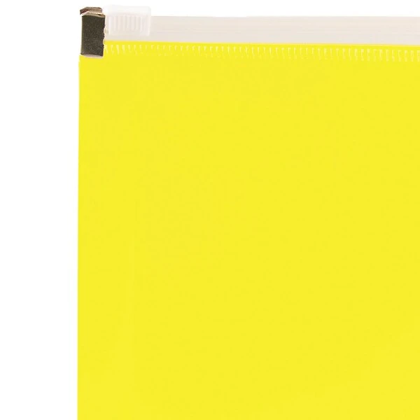 JAM Paper® Plastic Envelopes With Zip Closure, Letter Booklet, 9.5 X 12.5, Yellow Poly, 12/pack (218Z1YE) 4 JAM Paper® Plastic Envelopes With Zip Closure, Letter Booklet, 9.5 X 12.5, Yellow Poly, 12/pack (218Z1YE) - Image 2
