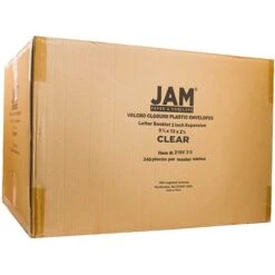 JAM Paper Poly Envelope With Hook & Loop Closure, 2" Expansion, Letter Size, Clear, 12/Pack (218V2CL) 13 JAM Paper Poly Envelope With Hook & Loop Closure, 2" Expansion, Letter Size, Clear, 12/Pack (218V2CL) -Bostitchy Store m005744889 s7