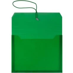 JAM Paper® Plastic Envelopes, 2 5/8 Exp, Elastic Closure, Letter Booklet, 9.75x13, Assorted Poly Colors, 6/pack (218E25BGOPFUCL) -Bostitchy Store m006948596 s7