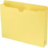 Smead® Reinforced Straight Cut Colored File Jackets, 2" Expansion, Letter, Yellow, 50/Bx (75571) -Bostitchy Store s0115378 s7