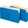 Globe-Weis® Colored File Pockets; Legal Size, 3-1/2" Expansion, Blue 2 Globe-Weis® Colored File Pockets; Legal Size, 3-1/2" Expansion, Blue -Bostitchy Store s0115724 s7