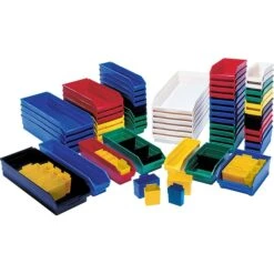 Quantum Storage Systems Shelf Bin, 11 5/8" X 8 3/8" X 4", Yellow, 20/Ct (Qsb107-Y)