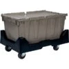 Quantum Storage Systems 18.75 Gallon Plastic Totes With Attached Lids (Qdc2420-12) -Bostitchy Store s0215613 s7 1