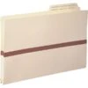 Smead 10% Recycled Reinforced File Pocket, 1" Expansion, Legal Size, Manila (854149)