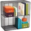 Safco Mesh Cube Storage Organizer, Onyx -Bostitchy Store s0483175 s7