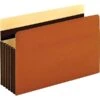 Globe-Weis Reinforced File Pocket, 7" Expansion, Legal Size, Redrope, 5/Box (GLW15446HD) -Bostitchy Store s0505798 s7