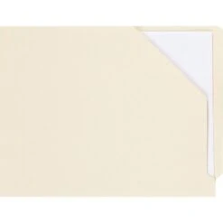 Medical Arts Press® End-Tab Slant File Pockets, Full Tab, 11 Point, 100/Box