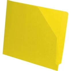 Medical Arts Press File Pocket, Letter Size, Yellow, 100/Box (51439YW)