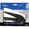 Quill Brand® One-Touch™ Plus Desktop Full Strip Stapler, 30 Sheet Capacity, Black (26458QCC) -Bostitchy Store s1010497 s7