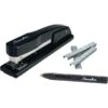 Swingline Commercial Desk Stapler Value Pack (Premium Staples & Staple Remover Included), 20 Sheets, Black (44420) -Bostitchy Store s1062235 s7