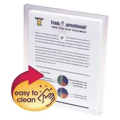 Smead Poly Envelope With String Tie Closure, 1.25" Expansion, Letter Size, Clear, 5/Pack (89540)