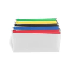 TRU RED™ Plastic Filing Zip Envelopes With Zipper Closure, Check Size, Assorted Colors, 5/Pack (TR51840)