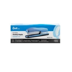 Quill Brand® Contemporary Full-Strip Desktop Stapler, Metallic Blue (79606Q)