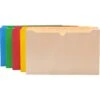 Quill Brand® Reinforced File Jacket, 2" Expansion, Legal Size, Assorted, 50/Box (74950AD) -Bostitchy Store s1201200 s7