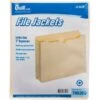 Quill Brand® File Jacket, 3" Expansion, Letter Size, Manila, 25/Pack (74925Q) -Bostitchy Store s1201202 s7