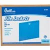 Quill Brand® Reinforced File Jacket, Letter Size, Blue, 100/Box (null) -Bostitchy Store s1201207 s7