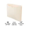 Staples File Jacket, 1.5" Expansion, Letter Size, Manila, 50/Box (TR119172) -Bostitchy Store s1227667 s7