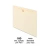 Staples File Jackets, Flat, Letter Size, Manila, 100/Box (TR399451) -Bostitchy Store s1227690 s7