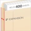 Pendaflex Reinforced File Jacket, 2" Expansion, Letter Size, Manila, 50/Box (22025EE) 1 Pendaflex Reinforced File Jacket, 2" Expansion, Letter Size, Manila, 50/Box (22025EE) -Bostitchy Store sp107903309 s7