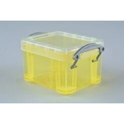 Really Useful Box 0.14 Liter Snap Lid Storage Bin, Assorted Colors (0.14L ASS)