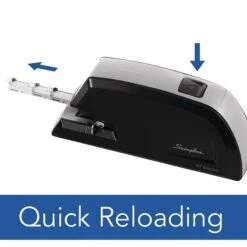 Swingline Commercial Electric Stapler, 20 Sheet Capacity, Black/Silver (06701) -Bostitchy Store sp140432082 s7