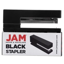 JAM Paper Modern Desktop Stapler, 10 Sheet Capacity, Black (337BLZ) -Bostitchy Store sp145003522 s7