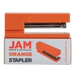 JAM Paper Modern Desktop Stapler, 10 Sheet Capacity, Orange (337ORZ) -Bostitchy Store sp150962033 s7