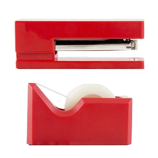 JAM Paper Desk Organizer Set, Red (3378RE) 3 JAM Paper Desk Organizer Set, Red (3378RE)
