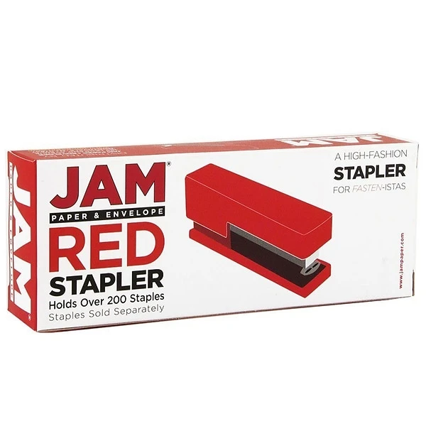 JAM Paper Desk Organizer Set, Red (3378RE) 4 JAM Paper Desk Organizer Set, Red (3378RE) - Image 2